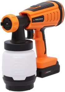 Yard Force Pulvérisateur de Peinture sans Fil LP C06P avec Batterie au Lithium 20 V/2,0 Ah, Moteur sans Balai, réservoir de 1000 ML, 2 Buses, débit Max. 700 ML/Min