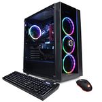 CyberpowerPC Gamer Supreme Liquid Cool Gaming PC, AMD Ryzen 7 5800X 3.8GHz, GeForce RTX 3060 12GB, 16GB DDR4, 1TB NVMe SSD, WiFi Ready & Win 11 Home (SLC8260A8), Black