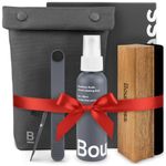 Boundless Audio Vinyl Record Cleaning Kit - 5-in-1 Vinyl Cleaning Kit Includes Velvet Record Brush, Stylus Cleaner, Cleaner Solution, Nylon Brush & Storage Bag