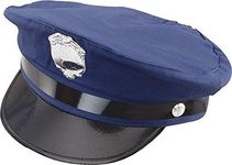 Bristol Novelty Unisex Adult Fancy Dress Party Accessory New York Policeman Wpc Hat Navy Blue UK