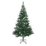 Taufa Villa 6 FT Christmas Tree with Solid Legs, Light Weight, Perfect for Christmas Decoration Green, 6 Ft Christmas Tree Christmas Tree Metal Stand (6FT Tree)