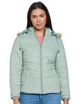 Qube By Fort Collins Women's Parka Coat (39221 SMU_Mint_Medium)