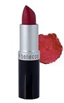 Benecos - Natural Cosmetics - Lipstick - Shimmering - with Organic Jojoba Oil & Organic Beeswax - Just Red - 4,5 g