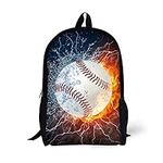 Baseball Book Bags Black Backpack f