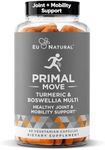 Primal Joint & Mobility Support - Advanced Joint Support Supplement for Women and Men - Turmeric, Boswellia, Ginger and Boron for Whole-Body Flexibility, Joint Health & Comfort - 60 Veg Soft Capsules