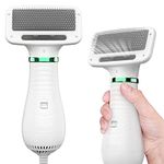 ROITIX Pet Hair Dryer | Portable 2 in 1 Dog Hair Dryer | Home Pet Grooming Cat Hair Comb Dog Fur Blower | Adjustable Temperature Pet Brush
