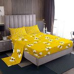 Erosebridal Bee Bed Sheets Twin Siz