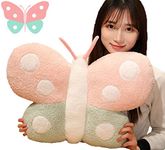 TONGSONG Cute Pillow Plush Butterfly Stuffed Animal Stuff Butterfly Plush Pillow Toys Kawaii Soft Butterfly Pillow Hugging Stuffed Butterfly Gift for Kids Home Decor¡­