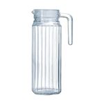 RMTL Fridge Jug with Lid 1.2 Litre Picnic Water Glass Jar Pitcher for Iced Tea, Juice, Water (1.2 L)