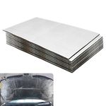 Car Sound Deadening Mat, 10Pcs Sound Deadening Self Adhesive, Auto Butyl Heat Insulation & Sound Dampening Pads, Car Sound Proofing Mat for Car Trunk Hood Ceiling Door Floor(25cmx18cmx5mm)