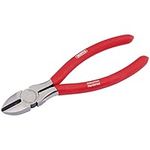 Draper Redline 67923 160 mm Diagonal Side Cutter with PVC Dipped Handles , red