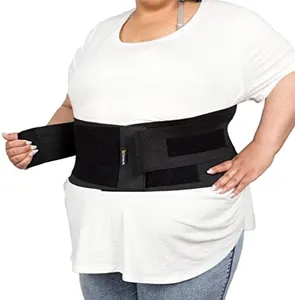 BraceUP Plus Size Back Brace for Woman and Man - 3XL to 5XL Extra Large Lower Back Support with Straps and Compressions, Herniated Disc Back Pain Relief, Abdominal Plus Size Binder (3XL)