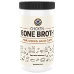 8oz Chicken Bone Broth Powder for Dogs and Cats – Premium Human Grade Chicken Broth Topper for Picky Eaters –Supports Joints and Gut Health – Bone Broth for Cats - Dog Food Toppers for Dry Food