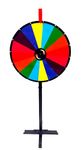 FLORAGREEN Spinning Prize Wheel for Kids Toys, Party, Event, Games, Birthday, Product Promotion, Fortune Gift, Win, Celebration 24 Inch Diameter, 5 Feet Height (appx)