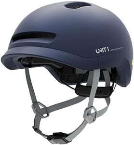 UNIT 1 NEON MIPS Smart Bike Helmet with Front & Rear Lights, Turn Signals, Brake Light & App Connectivity | Rechargeable Urban Cycling Helmet for Commuting & E-Bikes