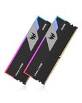 Acer Predator Vesta II RGB DDR5 RAM 32GB (16GBx2) 6000MHz CL30 Intel XMP 3.0 AMD EXPO Compatible Computer Memory PC5-48000 Black