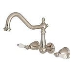 Kingston Brass KS1028PL Heritage Roman Tub Faucet, Brushed Nickel