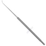 Gromed Micro/Antrum Ball Probe - 45 Degree Angled, Round Knurling Handle 6.5”/16.5cm, Fine & Round (Spherical) Tip - for ENT & Neuro Surgery