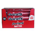 Peperami Hot Flavour Pork Salami Sausage Box of 24