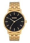 Nixon Men's 'Porter' Quartz Stainless Steel Casual Watch, Color:Gold-Toned