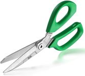 SK 9" Heavy Duty Scissors, All Purpose Shears, Premium CR-V Steel Construction, One Piece Drop Forged Blades, Ergonomic Handle for Comfortable Grip