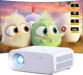 Projector with 5G Wifi Bluetooth, Mini Projector Native 1080P Full HD Projector, Portable Outdoor Projector 18000L Max 200" Projection, Movie Projector Compatible with iOS/Android/HDMI/USB