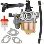 Carb Carburetor with Gaskets Fuel Line Filter for Coleman Powersports CT200U Trail 200 Mini bike Twister Hammerhead 80T Go Cart 5.5hp 6.5hp Generator Parts