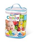 Clementoni - Clemmy - Soft Bag with 24 Blocks for Babies and Toddlers, 6+ Months, 14889, 24 count (Pack of 1)