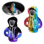 Vordpe 2 Pieces Gear knob Hoodie, Gear knob Cover, Lightning Model Hoodie, Funny Hoodie Gear Lever Decoration, car Gear Lever Accessories