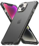 Ringke Fusion Bumper [Reinforced Corner] Compatible with iPhone 14 Plus Case 6.7 Inches, Transparent Shockproof Protective Cover for Women, Men - Smoke Black