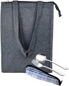 LUNALING Bolsas Térmicas Porta Alimentos. Bolsa De Comida Aislamiento Para Camping/Trabajo/Escuela. Bolsa De Almuerzo Para Hombres/Mujeres/Estudiantes.