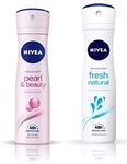 NIVEA Women deo longlasting freshness deo for women with two flavor combo pack deo Deodorant Spray - For Women (300 ml, Pack of 2)