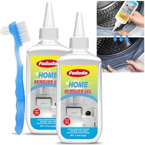 Fododo Home Remover Gel,Washer Machine Cleaner for Front Load Washer Machine Seal,Bathroom Grout, Shower,Kitchen,Refrigerator Strips(10 Fl Oz)