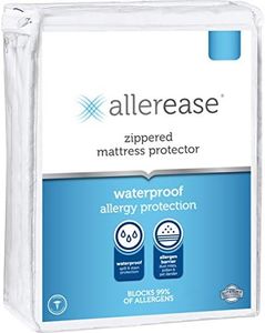 AllerEase Waterproof Allergy Protection Zippered Mattress Protector