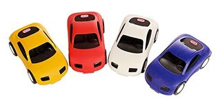 Little Tikes Push Racer Assortment - Car Toy for Toddlers - Available in Blue, White, Red, and Yellow - Encourages Creative Play, Easy to Hold - For Ages 18 Months Plus