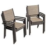 Flamaker Patio Chairs Textilene Out