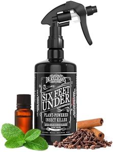 Dr. Killigan's Six Feet Under Plant Powered Insect Killer Spray | Indoor Natural Pest Control | Flea, Tick, Pantry & Clothing Moths, Ant, & Cockroach | Family Friendly, Pet Safe (24 oz)