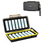 KIWIFOTOS 18650 Battery Case Battery Holder Case Water-Resistant for 14 Pieces 18650 Battery and All Similar Size Batteries, Batteries Carrying Case Organizer