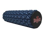 DIABLO Fitness Therapy Yoga Gym Physio Injury Massage Foam Roller with Cover (Length 46 cm, Navy Blue)