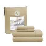 1000 Thread Count Bed Sheets Set for King Size - Linen Egyptian Cotton Blend, Deep Pocket Sheets, Sateen Weave, Hotel Quality Bedding