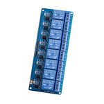 ELEGOO 8 Channel DC 5V Relay Module with Optocoupler for Arduino UNO R3 MEGA R3 Project 1280 DSP ARM PIC AVR STM32 Raspberry Pi