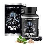 Alpha Men: Shilajit, Ashwagandha & Lion's Mane Capsules 1800mg Per Serving for Peak Physical and Cognitive Performance. Premium Brain, Energy & Mood Support Blend 1800mg per Serving