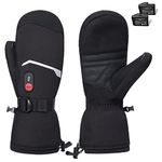 Savior Heated Gloves for Men Women,Rechargeable Electric Heated Mittens,Suitable for Winter Skiing,Running,Hiking,etc.