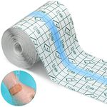 Transparent Stretch Adhesive Bandage, 6 Inch x 5 Yard-Waterproof Clear Film Dressing Bandages, Adhesive Bandages Shower Shield Dressing Tape for Tattoos Swimming Showering