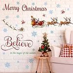 Spiareal Christmas Wall Decals Stic
