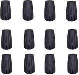 Rubber Tips for Trekking Poles(12 Pack) - Hiking Poles Accessories,Hiking poles Rubber Tips，Walking Stick Tips Rubber，Mountain poles Tips,Caps Ends Replacement Pole Tip Protectors Fits Most Standard Trekking Poles for Adds Grip Shock Absorbing