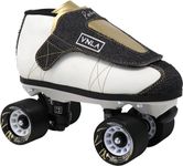 VNLA Jr. Chuck Parsley Jam Roller Skates | Includes VNLA Reaction ABEC-9 Bearings, Jam Plugs, and Backspin 93A 63mm Indoor Wheels| Speed Roller Skates for Men and Women | Size 13