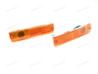 Front Fender SIDEMARKER Indicator LAMP (Set of 2) for Mahindra Jeep 550 CJ Major Kaiser| THE BEST STORE|