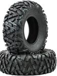 HAKUBA Set of 2 Ramhorn Offroad ATV/UTV Tire, 27x9-12, 6PR/TL (6 Ply, Tubeless) All-Terrain, Bighorn Style Tire