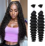 Deep Wave Bulk Human Hair for Braid